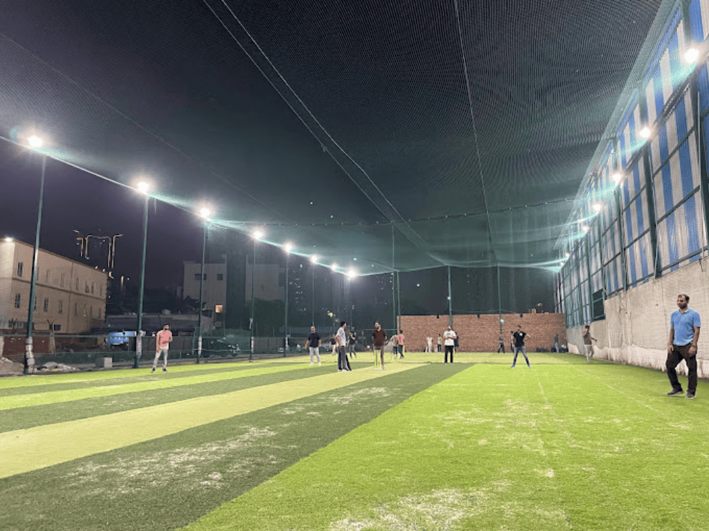 Cricket Practing at Sportyzo Gurgaon