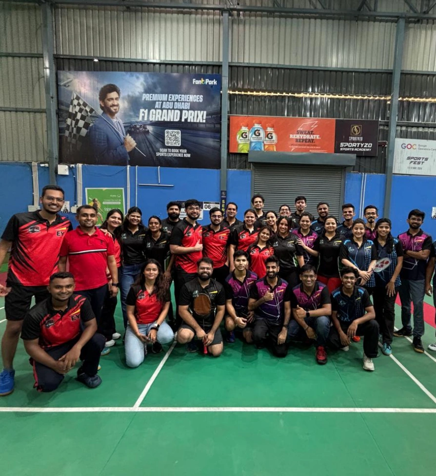 After Playing Team Taking Selfie