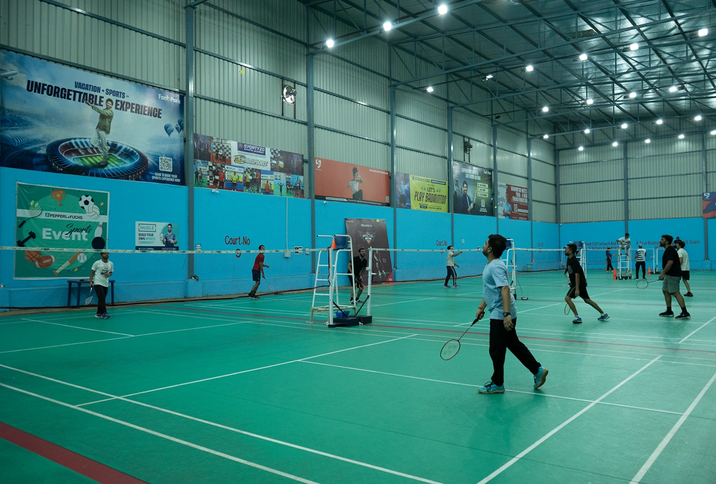 Gurgaon's Premier Sports Complex exterior