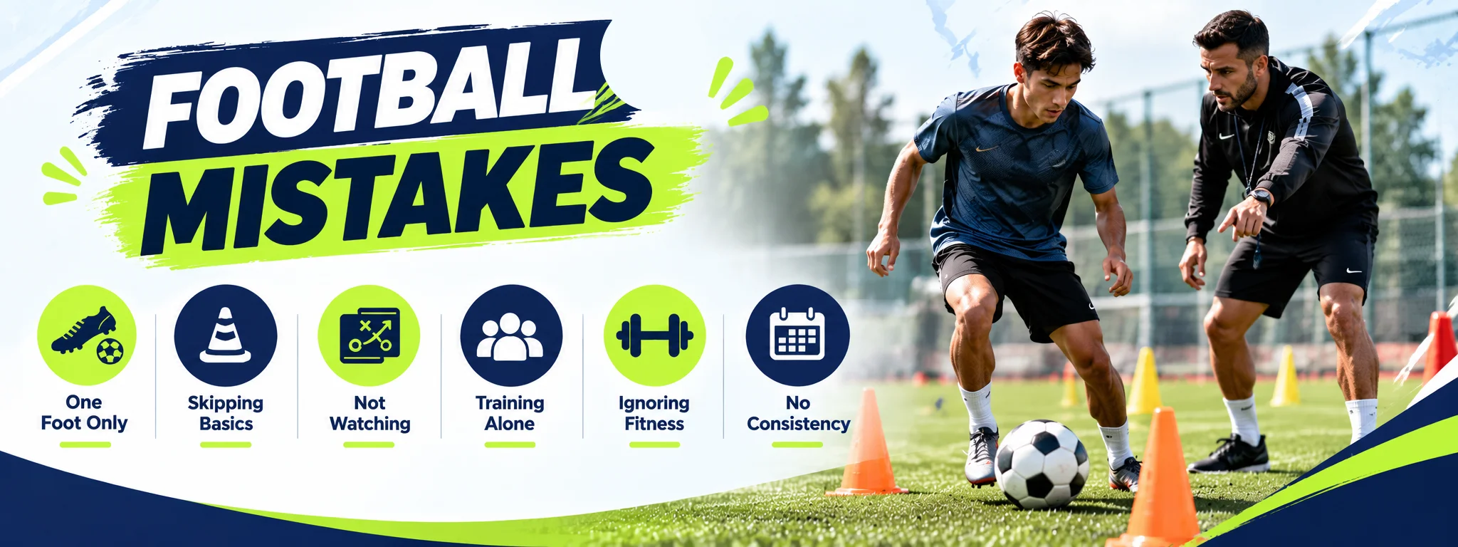 Common Mistakes Players Make While Learning Football Skills