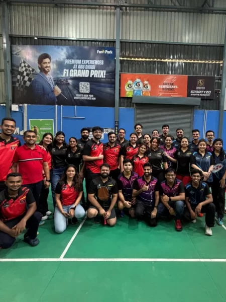 After Playing Team Taking Selfie